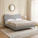 Movo Nordica Medora Upholstered Queen Bed - 160x200 cm