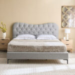 Movo Nordica Medora Upholstered Queen Bed - 160x200 cm