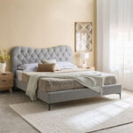 Movo Nordica Medora Upholstered Queen Bed - 160x200 cm