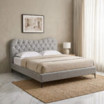 Movo Nordica Medora Upholstered King Bed - 180x200 cm