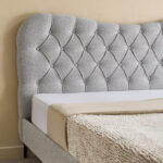 Movo Nordica Medora Upholstered King Bed - 180x200 cm