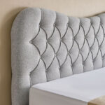 Movo Nordica Medora Upholstered King Bed - 180x200 cm