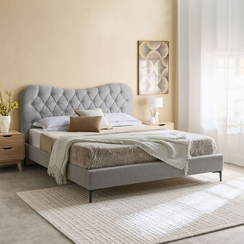 Movo Nordica Medora Upholstered King Bed - 180x200 cm - Image 8