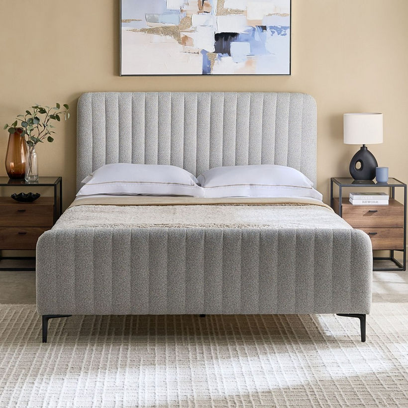 Movo Ruby Stanley Upholstered Queen Bed - 160x200 cm - Image 3