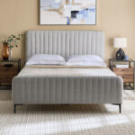 Movo Ruby Stanley Upholstered King Bed - 180x200 cm