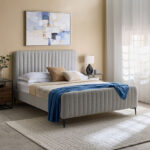 Movo Ruby Stanley Upholstered King Bed - 180x200 cm