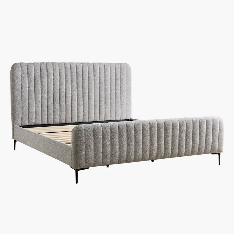 Movo Ruby Stanley Upholstered King Bed - 180x200 cm - Image 9