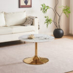 Elvis NXT Sintered Stone Round Coffee Table