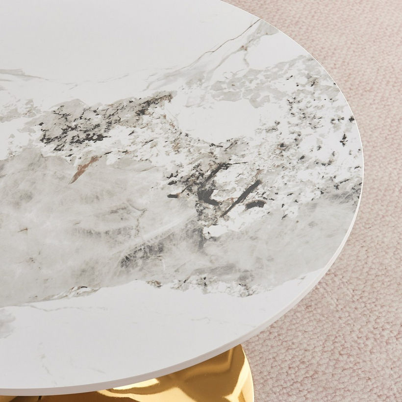 Elvis NXT Sintered Stone Round Coffee Table - Image 3