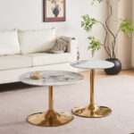 Elvis NXT Sintered Stone Round Coffee Table