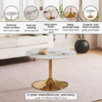 Elvis NXT Sintered Stone Round Coffee Table