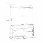 Movo Solano Wall Unit up to 55 Inches