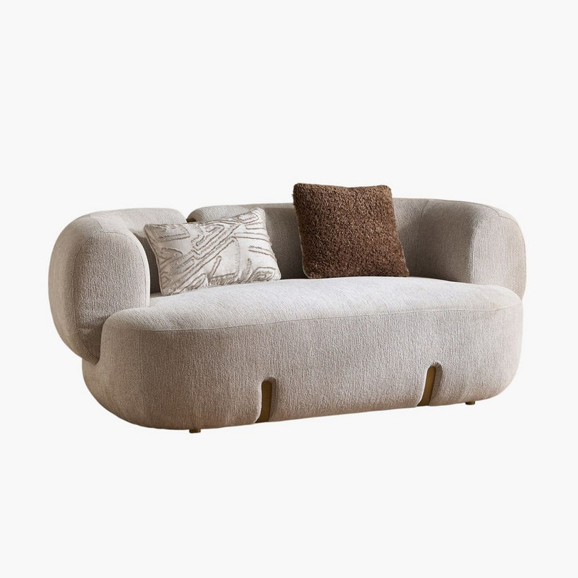 Bellmere 2-Seater Fabric Sofa with 2 Cushions - Image 10