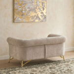 Hudson 2-Seater Fabric Sofa with 2 Cushions