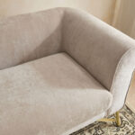 Hudson 2-Seater Fabric Sofa with 2 Cushions