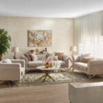 Hudson 2-Seater Fabric Sofa with 2 Cushions