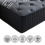 i-Dormira Noctis Hotel Collection Latex Visco Memory Foam Pocket Spring Mattress - 120x200x35cm