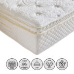 i-Dormira Hybrid Hotel Collection Gel Memory Foam Latex Pocket Spring Mattress - 150x200x30cm