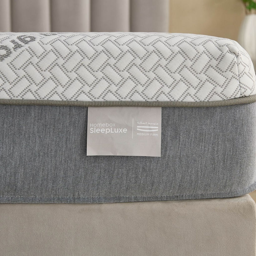 iSleepLuxe iCooltex Contour Air Memory Foam HR Cooling Fabric Single Mattress - 90x200x20 cm - Image 8