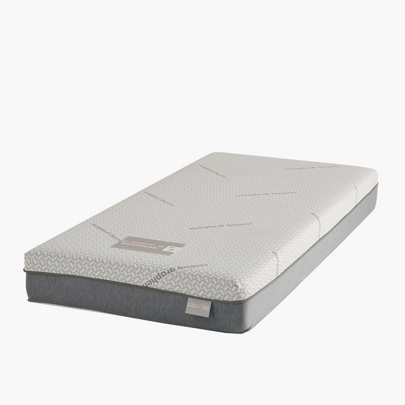 iSleepLuxe iCooltex Contour Air Memory Foam HR Cooling Fabric Single Mattress - 90x200x20 cm - Image 11