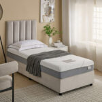 iSleepLuxe iCooltex Contour Air Memory Foam HR Cooling Fabric Single Mattress - 90x200x20 cm