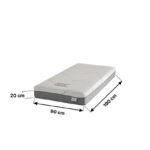 iSleepLuxe iCooltex Contour Air Memory Foam HR Cooling Fabric Single Mattress - 90x190x20 cm