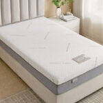iSleepLuxe iCooltex Contour Air Memory Foam HR Cooling Fabric Queen Mattress - 140x200x20 cm