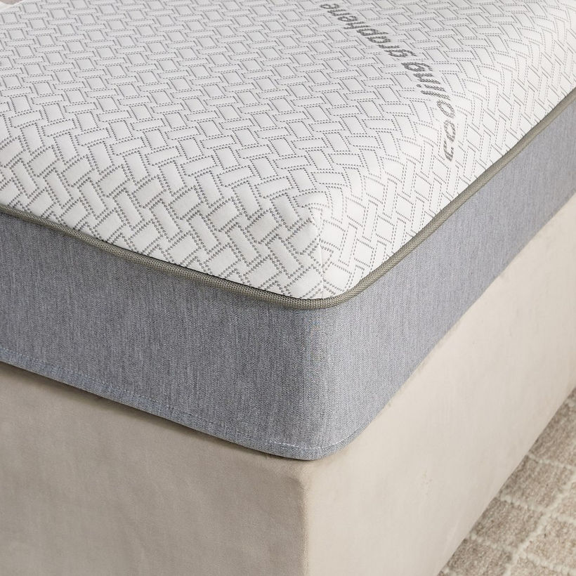 iSleepLuxe iCooltex Contour Air Memory Foam HR Cooling Fabric Queen Mattress - 160x200x20 cm - Image 7