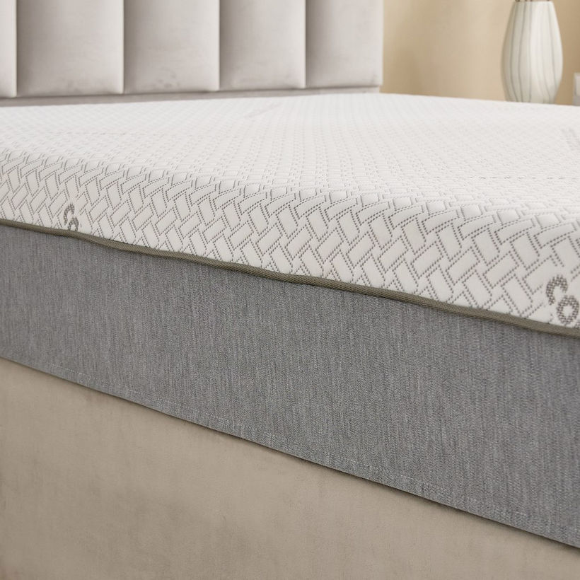 iSleepLuxe iCooltex Contour Air Memory Foam HR Cooling Fabric Queen Mattress - 160x200x20 cm - Image 10