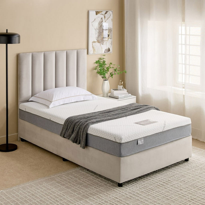 iSleepLuxe iCooltex Contour Air Memory Foam HR Cooling Fabric Queen Mattress - 160x200x20 cm - Image 11