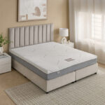 iSleepLuxe iCooltex Contour Air Memory Foam HR Cooling Fabric Super King Mattress - 200x200x20 cm