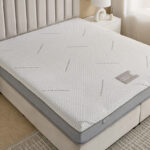 iSleepLuxe iCooltex Contour Air Memory Foam HR Cooling Fabric Super King Mattress - 200x200x20 cm