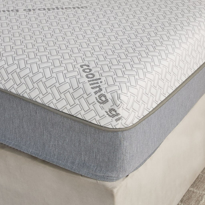 iSleepLuxe iCooltex Contour Air Memory Foam HR Cooling Fabric Super King Mattress - 200x200x20 cm - Image 7