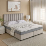 iSleepLuxe iCooltex Contour Air Memory Foam HR Cooling Fabric Super King Mattress - 200x200x20 cm