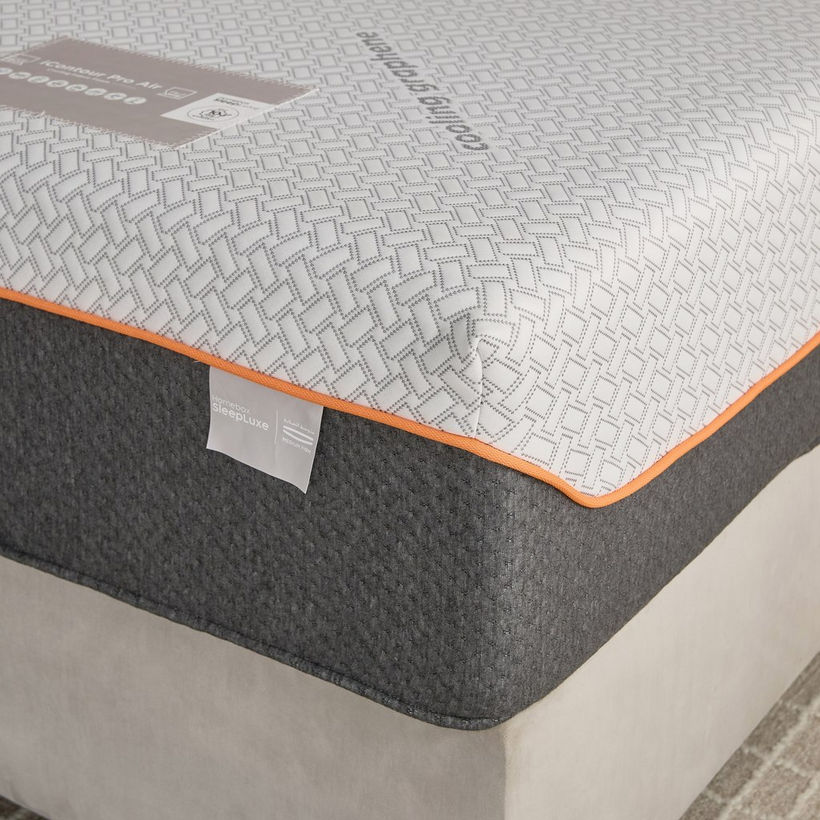 iSleepLuxe iCooltex Contour Pro Air Memory Foam HR Cooling Fabric Single Mattress - 90x190x30 cm - Image 3