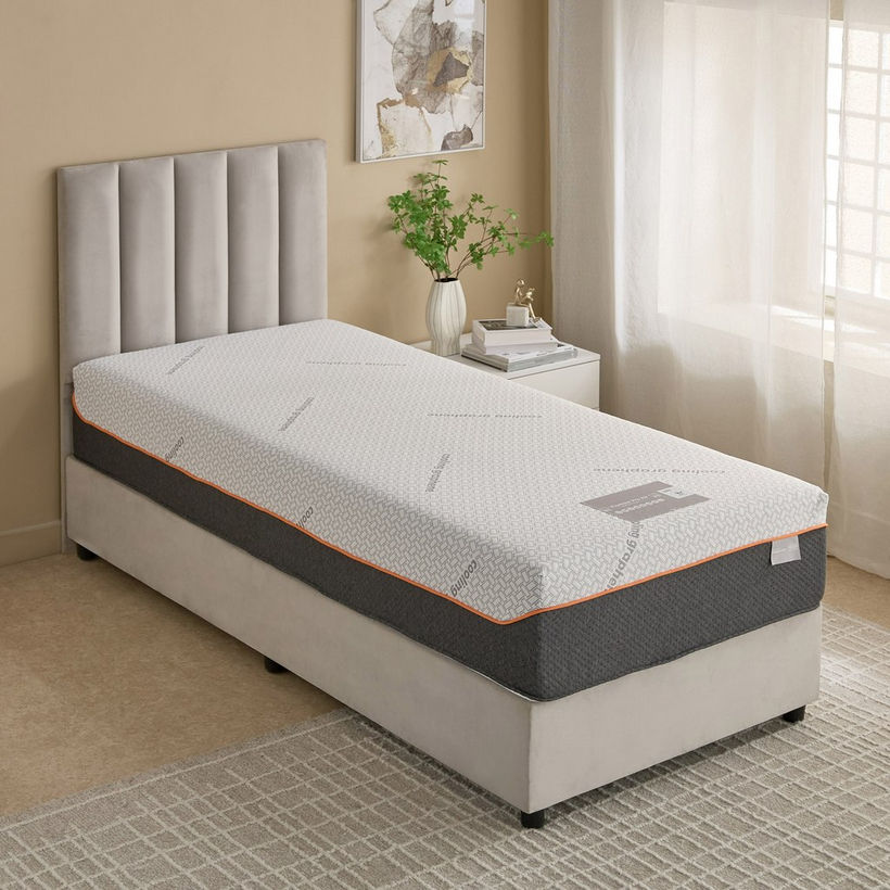 iSleepLuxe iCooltex Contour Pro Air Memory Foam HR Cooling Fabric Single Mattress - 90x190x30 cm - Image 4