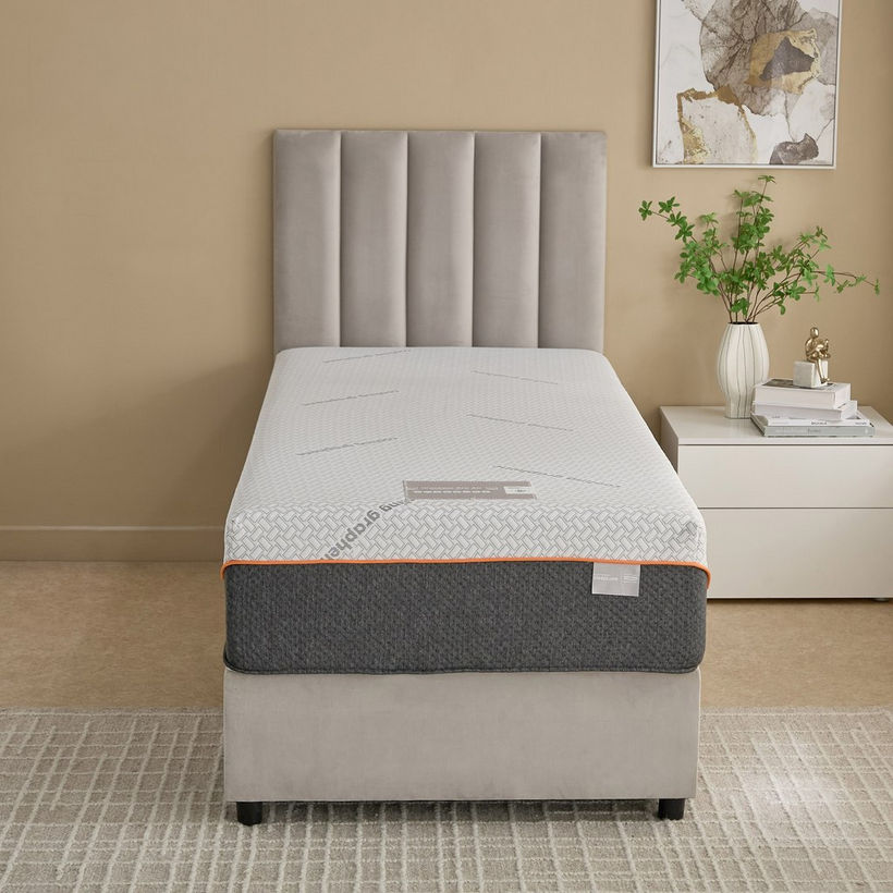 iSleepLuxe iCooltex Contour Pro Air Memory Foam HR Cooling Fabric Single Mattress - 90x190x30 cm - Image 5