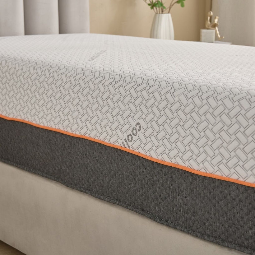 iSleepLuxe iCooltex Contour Pro Air Memory Foam HR Cooling Fabric Single Mattress - 90x190x30 cm - Image 10