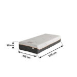 iSleepLuxe iCooltex Contour Pro Air Memory Foam HR Cooling Fabric Queen Mattress - 155x205x30 cm