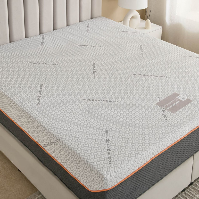 iSleepLuxe iCooltex Contour Pro Air Memory Foam HR Cooling Fabric King Mattress - 180x200x30 cm - Image 6