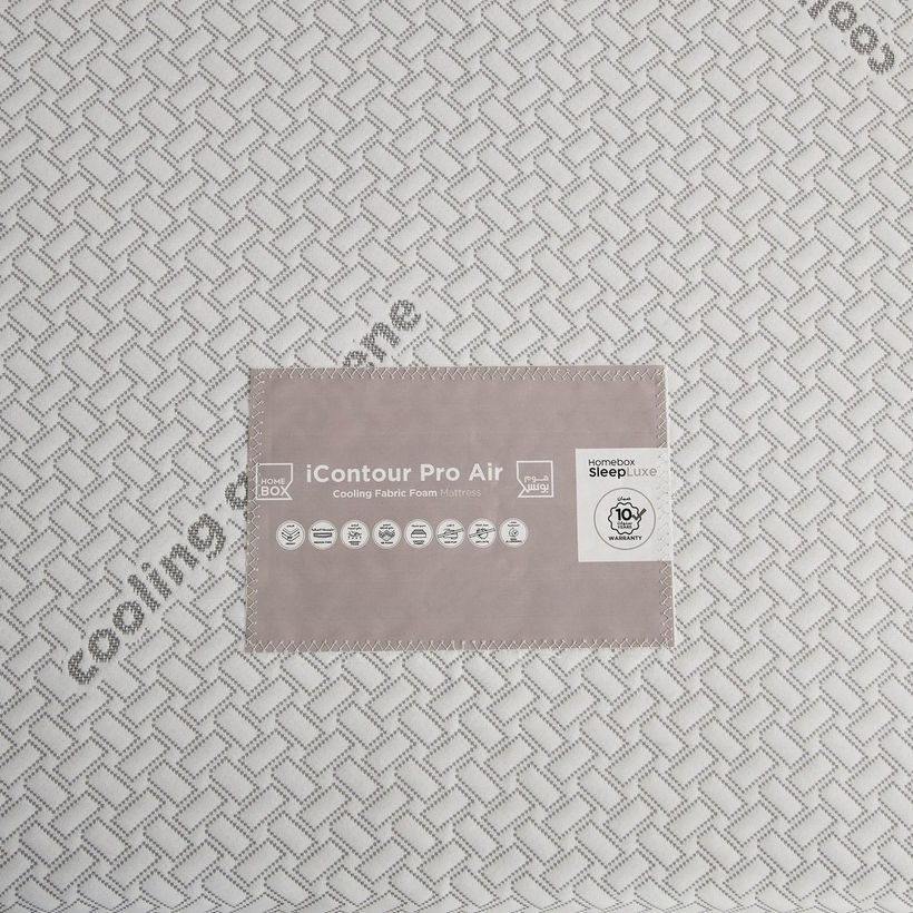 iSleepLuxe iCooltex Contour Pro Air Memory Foam HR Cooling Fabric Super King Mattress - 200x200x30cm - Image 8