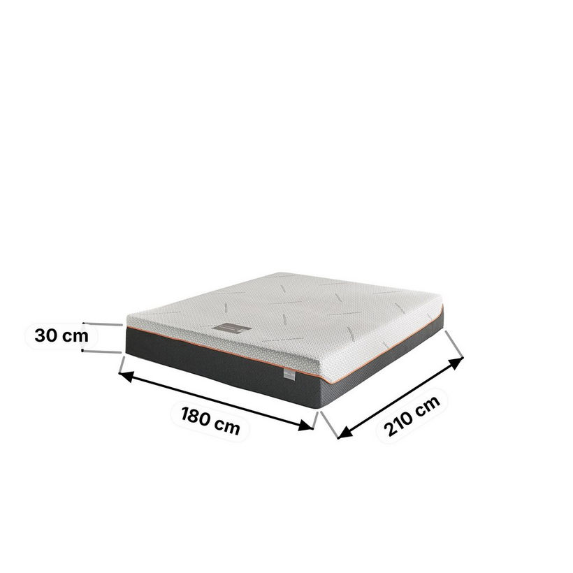 iSleepLuxe iCooltex Contour Pro Air Memory Foam HR Cooling Fabric King Mattress - 180x210x30 cm - Image 15