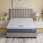 iSleepLuxe iCooltex Natura Latex Cooling Fabric Medium Firm Foam Queen Mattress - 160x200x25 cm