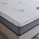 iSleepLuxe iCooltex Natura Latex Cooling Fabric Medium Firm Foam Queen Mattress - 160x200x25 cm