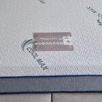iSleepLuxe iCooltex Natura Latex Cooling Fabric Medium Firm Foam King Mattress - 180x200x25 cm