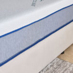 iSleepLuxe iCooltex Natura Latex Cooling Fabric Medium Firm Foam King Mattress - 180x200x25 cm