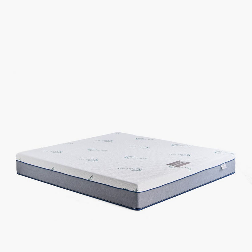 iSleepLuxe iCooltex Natura Latex Cooling Fabric Medium Firm Foam King Mattress - 180x200x25 cm - Image 11