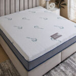iSleepLuxe iCooltex Natura Latex Cooling Fabric Medium Firm Foam King Mattress - 180x210x25 cm