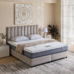 iSleepLuxe iCooltex Natura Latex Cooling Fabric Medium Firm Foam King Mattress - 180x210x25 cm
