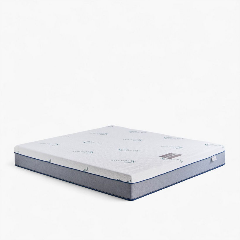 iSleepLuxe iCooltex Natura Latex Cooling Fabric Medium Firm Foam King Mattress - 200x200x25 cm - Image 12